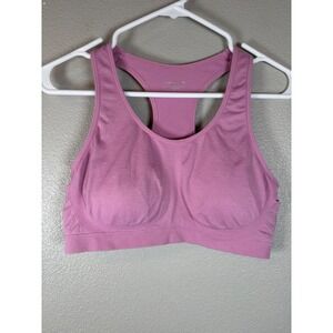 ACTIV8 Womens Pink Racerback Sports Bra XL Nylon Spandex Workout Gym